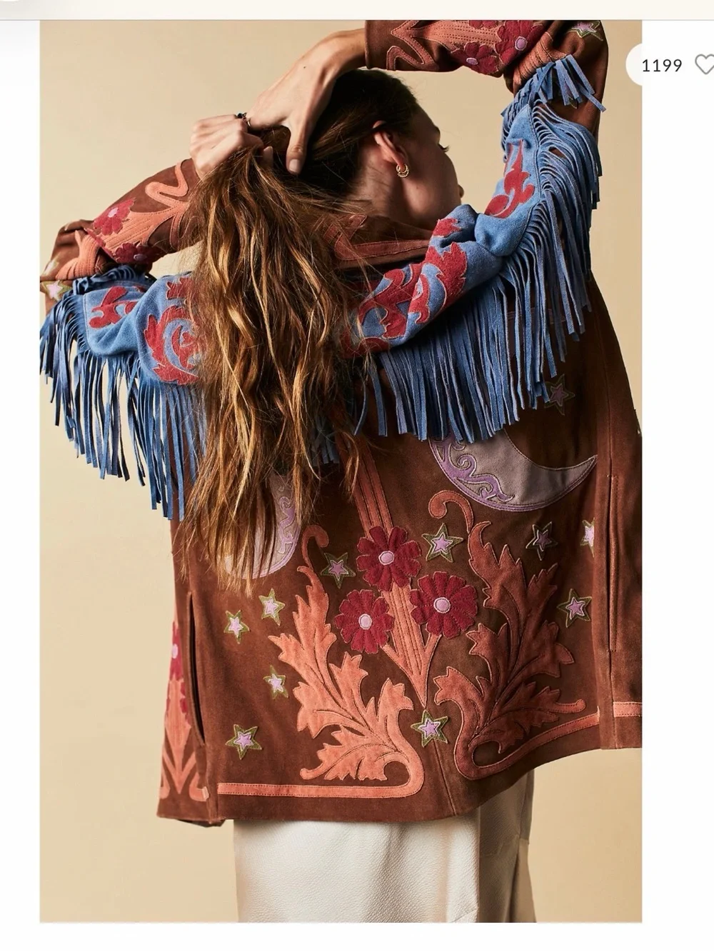 Free People Liza Suede Fringe Jacket - Picture 1 of 8